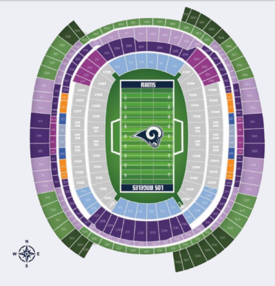 PIC-SoFi Stadium Seating Chart - Greg Ambrose Charity Classic